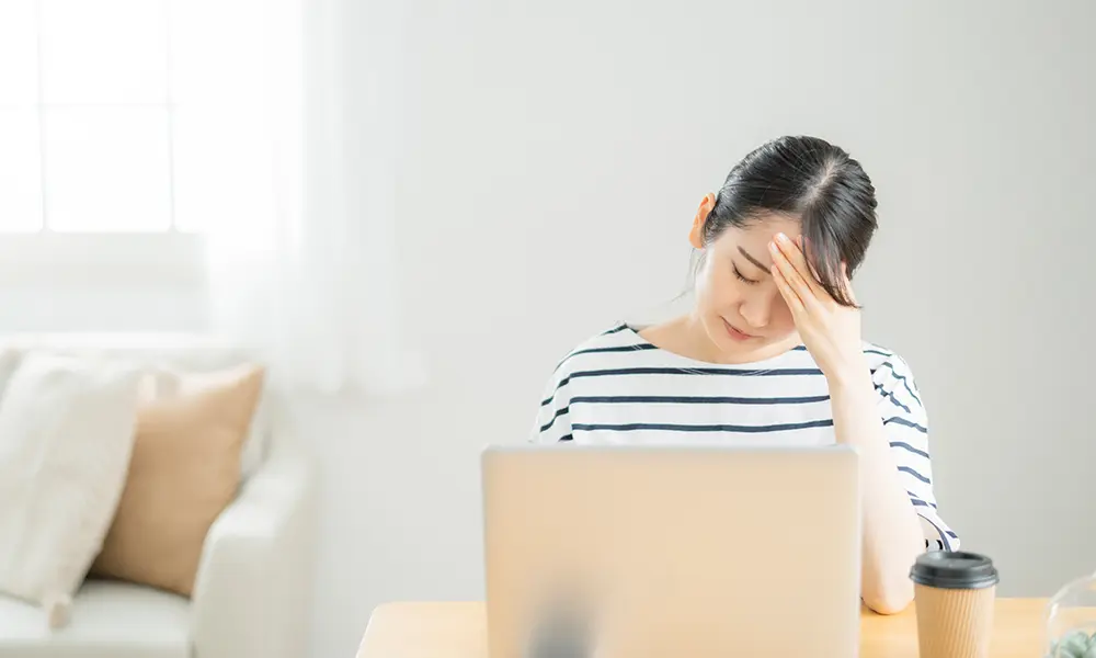 症状がある女性